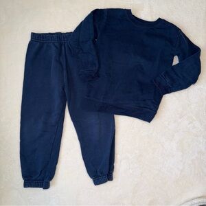 Garanimals Navy Pullover Sweatshirt and Jogger Set Navy 5